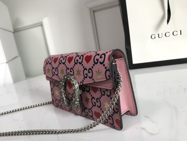 Gucci經典款女包 476432 古馳Gucci Dionysus情人節限量款 Gucci單肩斜挎女包  gqy3962